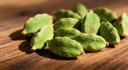 green cardamom pods