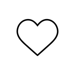 Simple Line Art for Medical or Romantic Themes