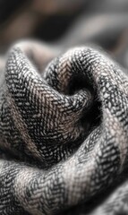 Close-up of a textured, woven fabric
