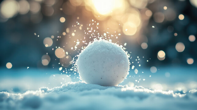 Snowball Flying