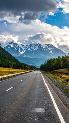 Naklejka premium Scenic mountain road (3)