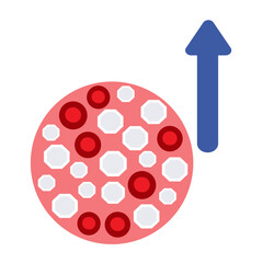 Hyperglycemia Medical Icon