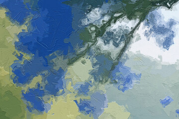 A staff member is holding a cup and smiling, not knowing what it means