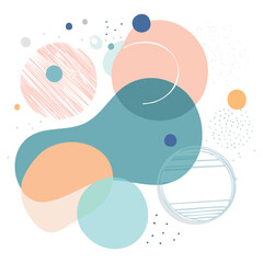 Abstract pop art color paint splash pattern background. Vector overlay geometric design of trendy Memphis 80s-90s style
