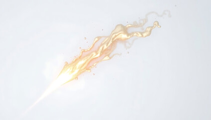 milk splash isolated on white background