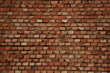 red brick wall