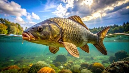 Fototapeta premium fish in aquarium