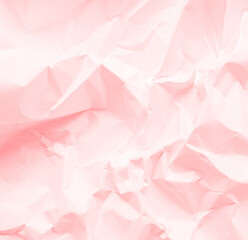 Pink background crumpled paper wrapping gradation begie rose flower color texture vintage canvas, seamless pattern minimalism cardboard.