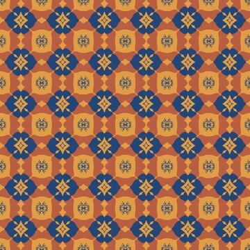 seamless pattern with geometric shapes