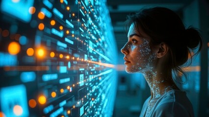 The technological and artistic scenes of characters