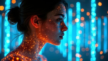 The technological and artistic scenes of characters