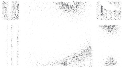 Vector collection urban grunge overlay. Overlay texture set. 