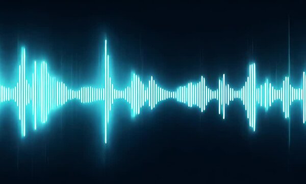 equalizer thin elegant lines moving up and down to electronic rhythm