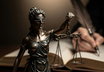 La justice, la loi et le droit