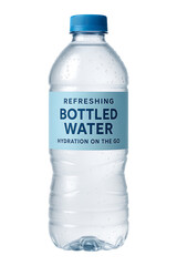 Bottled Water Refreshment high quality realistic image.