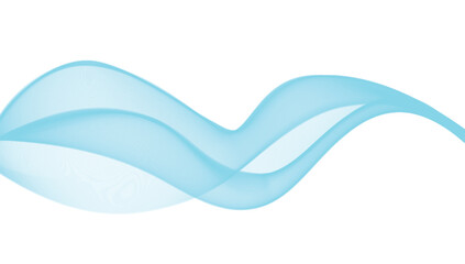 Abstract Cyan Waveforms vector