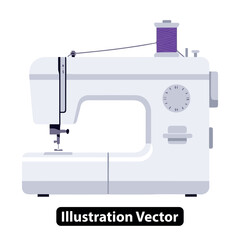 Modern electric sewing machine for textile creation, tailoring, and garment repair, essential for fashion design and crafting projects