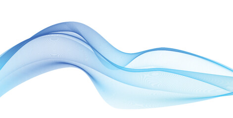 Abstract Blue Wave Background Smooth Elegant Flowing Lines vector