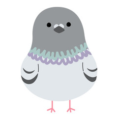 Pigeon Single 24 cute, PNG illustration.