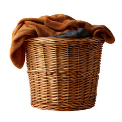 Obraz premium Laundry Basket Holds Clothes Neatly Everytime