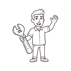 Focusing on his technical expertise, this title positions him as a capable professional while also acknowledging his welcoming gesture.