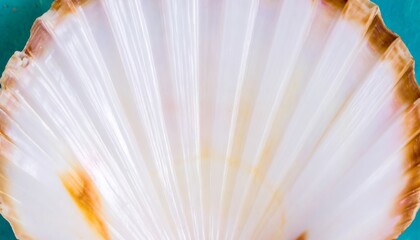 Scallop shell, close-up