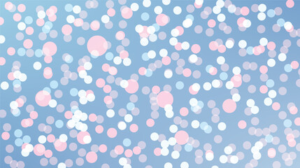 Pastel Pink and Blue Bokeh Background Soft Gentle and Dreamy Circle Pattern vector