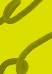 Obraz premium Simple green background with spiral stripes
