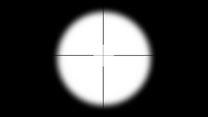 Scanning moving target shape with target in sight in center on a transparent background ,Target searching scope and scanning element theme. Animated radar infographics . - Powered by Adobe