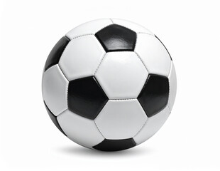 Obraz premium Classic Soccer Ball on White Background