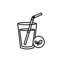Bamboo Straw Eco Icon
