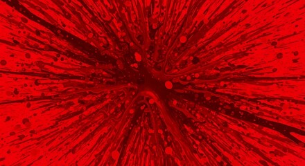 血のサンバースト、血しぶき、飛沫、抽象的