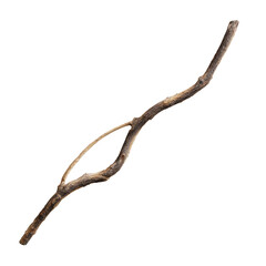 A Clean Cut Image of a Dry Branch