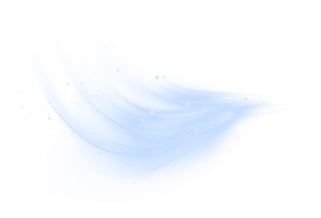 Soft blue abstract png overlay with flowing lines and sparkling elements, ideal for enhancing designs, backgrounds, and creative projects, adding a touch of elegance and tranquility