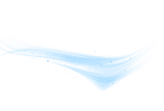 Soft blue wave overlay with delicate snowflake accents, creating a serene and calming atmosphere, ideal for winter-themed designs and backgrounds with copy space