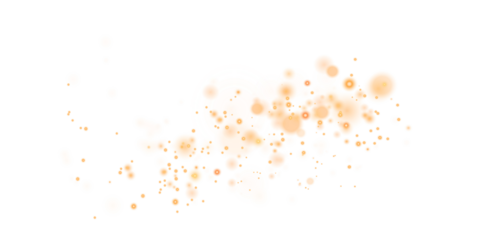 Soft orange bokeh overlay with blurred circles and light spots creating a dreamy atmosphere, ideal for backgrounds, design projects, and enhancing visual storytelling with copy space