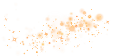 Soft orange bokeh overlay with sparkling elements, creating a dreamy atmosphere for design projects, featuring blurred lights and gentle gradients, ideal for backgrounds and artistic compositions