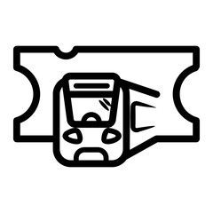 ticket Line Icon
