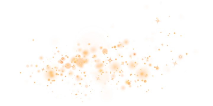 Soft golden glittering png overlay with sparkling bokeh effect, creating a dreamy atmosphere for design projects, enhancing visuals with a touch of elegance and whimsy for creative expression