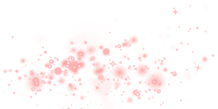 Pink bokeh overlay with soft glowing circles and sparkling stars, creating a dreamy atmosphere for design projects, enhancing visual appeal and adding a whimsical touch to backgrounds