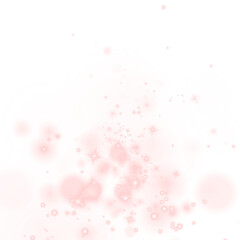 Soft pink abstract png overlay featuring delicate bokeh effects and sparkling elements, creating a dreamy atmosphere perfect for enhancing designs with a touch of elegance and whimsy