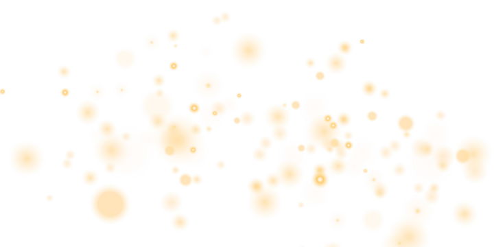 Soft golden bokeh overlay with blurred light spots on a white background, creating a dreamy atmosphere suitable for design projects and enhancing visual storytelling with copy space