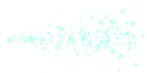 Soft turquoise PNG overlay with abstract bokeh effect, featuring delicate circular shapes and a dreamy atmosphere, ideal for enhancing designs and adding a touch of elegance to visuals