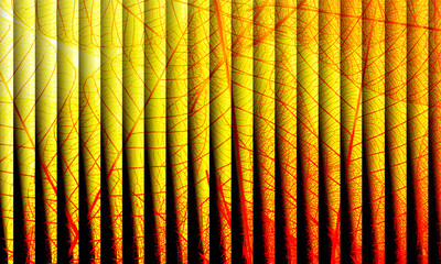 Electric Golden Forest: Long-Form Abstract Vertical Stripes with Crimson Veins Over a Sunlit Gradient Background for Rich Adobe Stock Backgrounds and High-Impact Design Projects

