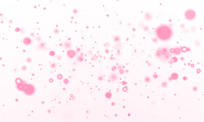 Soft pink bokeh overlay with blurred circles and gentle gradients, creating a dreamy atmosphere for design projects, suitable for backgrounds, invitations, and artistic compositions