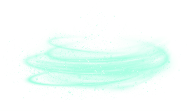 Abstract teal swirl overlay with sparkling effects, creating a dreamy atmosphere for design projects, suitable for backgrounds, graphics, and artistic compositions with copy space