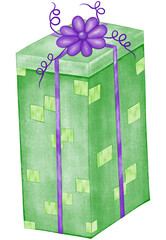 green gift box