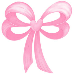 pink ribbon bow