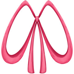red ribbon bow