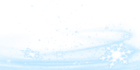 Soft blue winter background with swirling patterns and delicate snowflakes, creating a serene atmosphere perfect for seasonal designs and festive celebrations with copy space